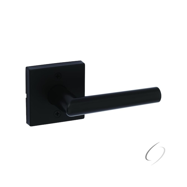 Milan Lever with Square Rose Half Dummy Door Lock Matte Black Finish